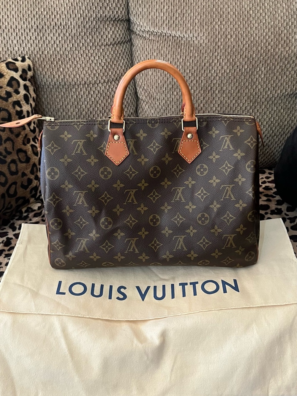 Authentic Vintage Monogram Speedy 35